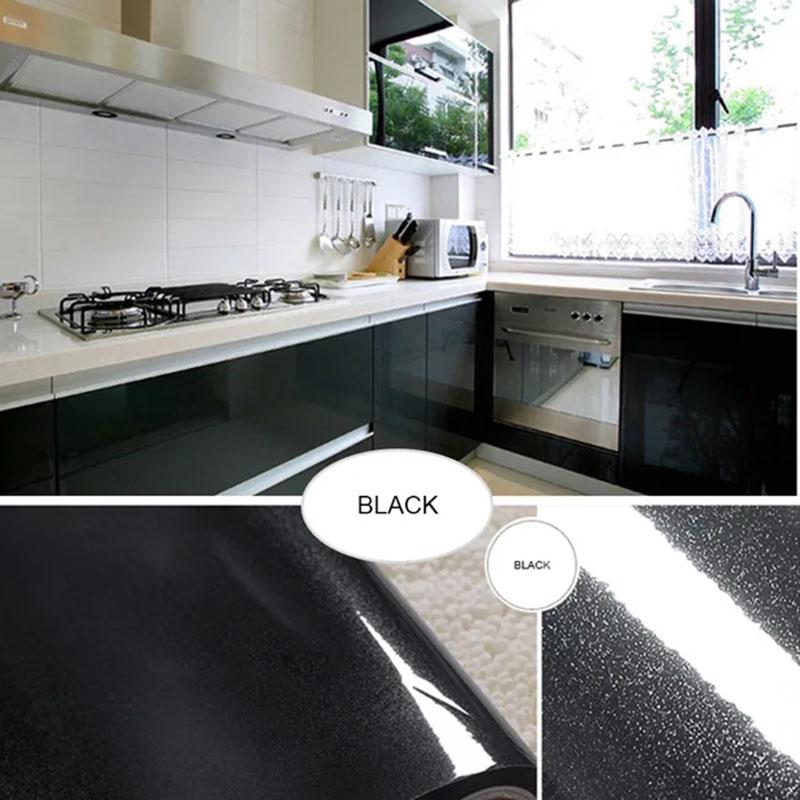 Alb perlat Film decorativ DIY PVC Tapet autoadeziv Mobilier Decorare Autocolant Dulapuri de bucătărie Tapet impermeabil