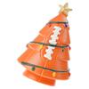 Illuminated Soccer Christmas Tree with Colorful LED  Light Resin Holiday Tree Decoration for Mantels Desktop Display