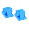 2Pcs Glove Box Clip Easy Installation Scratch-resistant Blue Lower Glove Box Bump Stop