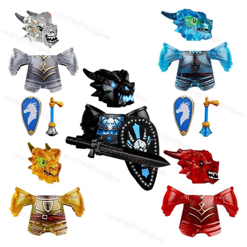 048 047 Undead Dragon Knight Bricks Anime Dragon Knights Building Blocks DIY Action Figure Collection Model Decor Doll Toy Gift