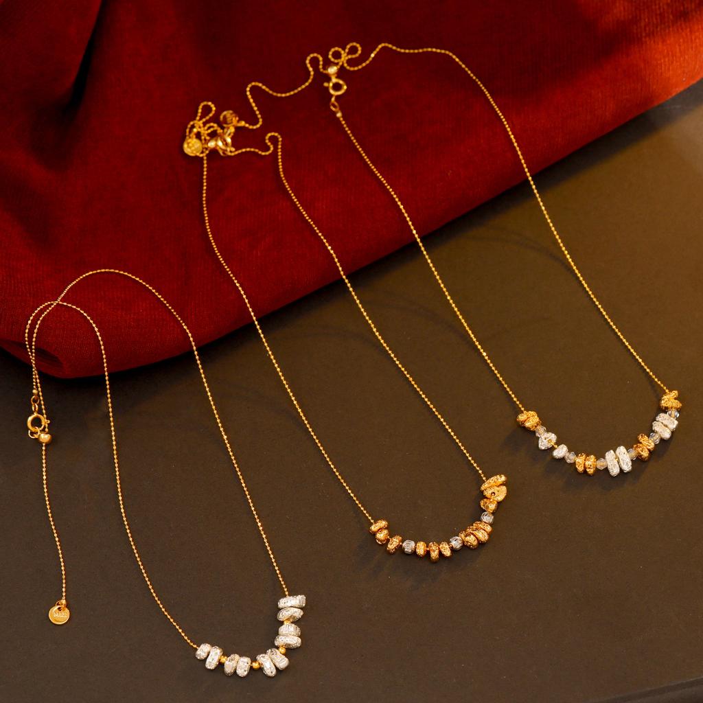 Designer Style Silver Collision Necklace for Women, Niche Design, Collarbone Chain, High-end and Elegant Temperament, Light Luxury Necklace