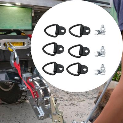 6 Stück Frachtzurrösen Zurringe Ersatz, Anhängerhaken, Ladefläche