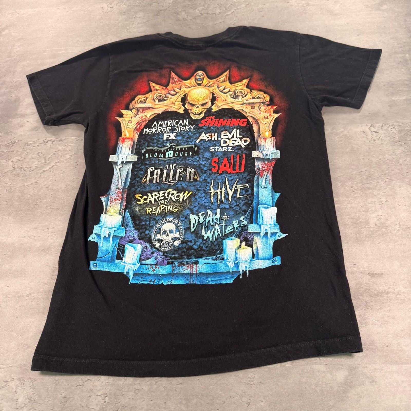 Universal Studios Halloween Horror Nights 2017 Horror Movie T Adult Small Unisex T-Shirt M