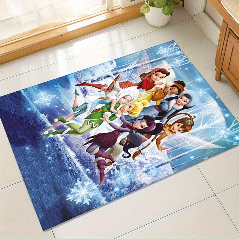 

1pc. Disney Fairies Winter Wonderland Fantasy Home Decor Rug, Office Carpet, Chair Mat, Outdoor Mat Gift for Adultsz049083 60cm by 90cm
