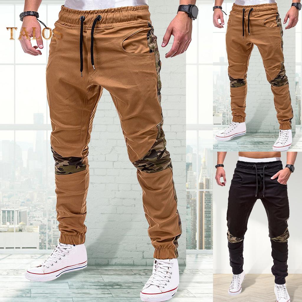 CMW Hombres Camuflaje Patchwork Pantalones Ajustados Cordón Tobillo Atado  Pantalones Deportivos comprar a buen precio — entrega gratuita, reseñas  reales con fotos — Joom