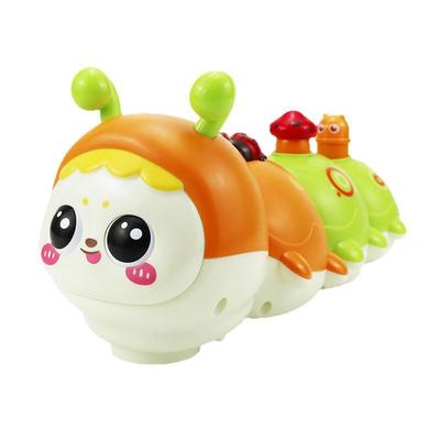 Simulation Electric Caterpillar Sound and Light Universal Swinging Bug Children's Musical Cartoon Animal Toy