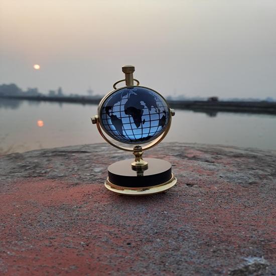 Orologio da Tavolo in Ottone 11,43 cm Fatto a Mano Classico Decorazione per Casa Ufficio Soggiorni, Uffici, Camere da Letto, Studi Regalo di Compleanno Anniversario Matrimonio