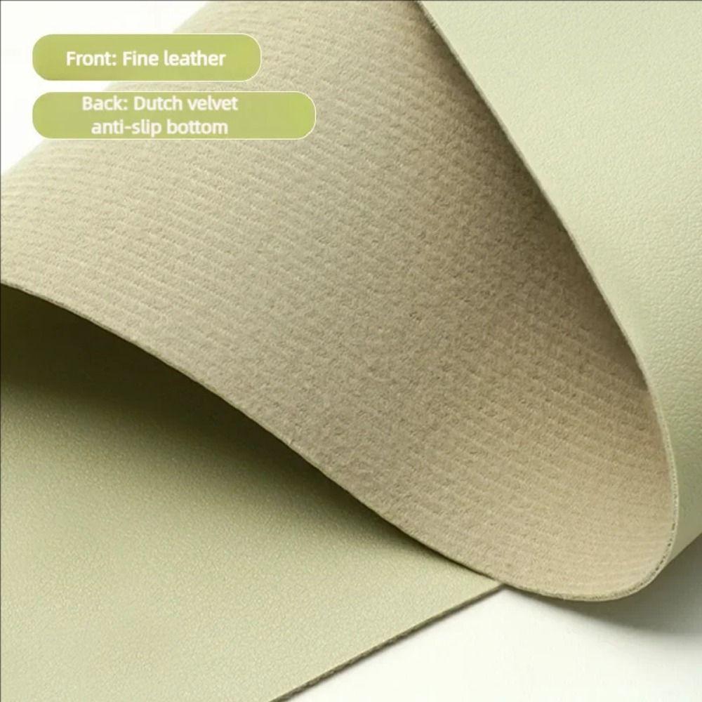 Anti-slip PU Leather Table Cover Oilproof Computer Desk Mat Oilproof Table Cloths Gamer Keyboard