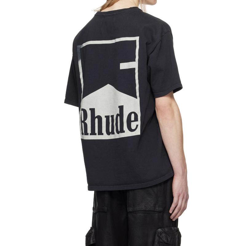 

RRetro unisex short sleeved American high street fashion brand loose round neck T-shirt half sleeved shirt S разноцветный