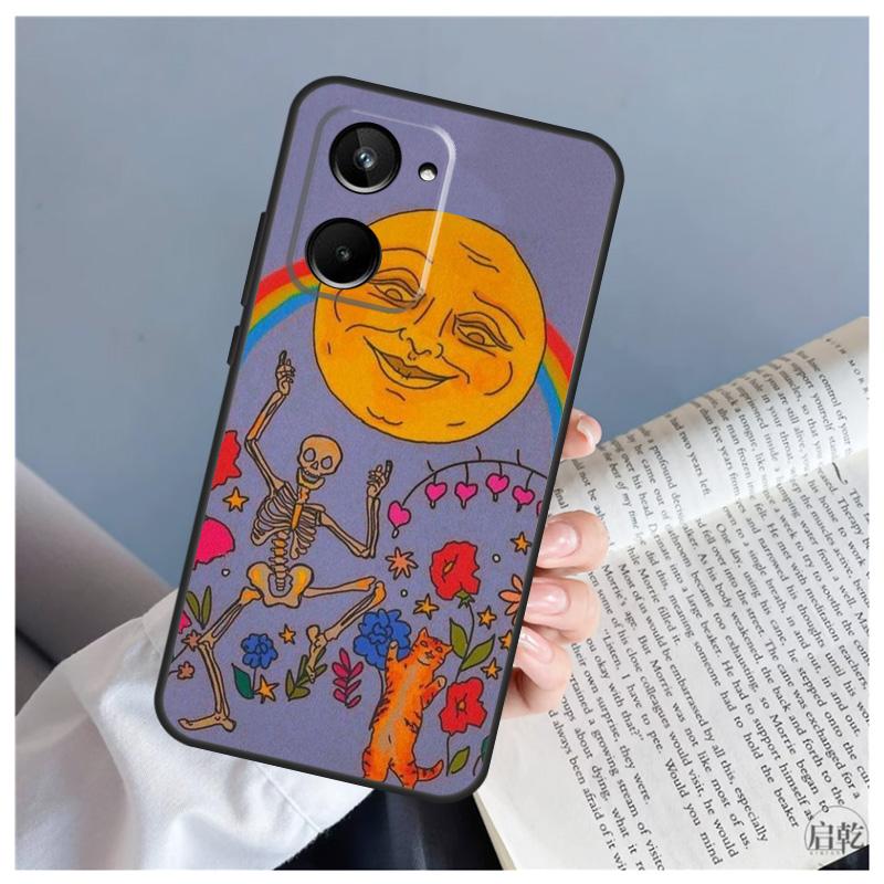 

Cute Indie Hippie For Realme C53 C55 C75 C71 C61 C33 C63 C51 C65 C67 11 12 13 14 Pro Plus GT6 GT7 15 Pro Case Realme 12 Pro Plus
