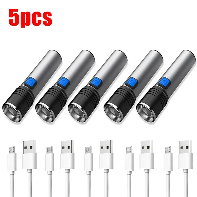 395nm UV Flashlight Blacklight Zoomable USB Rechargeable UV Light Ultraviolet Flashlight for Pet Urine Detection Resin Curing