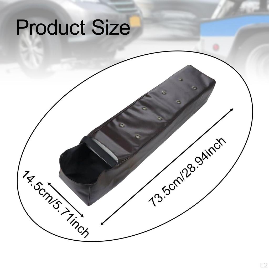 RV Tow Bar Cover Protection Sturdy Waterproof Easy Installation Vinyl Coated Towing Hitch