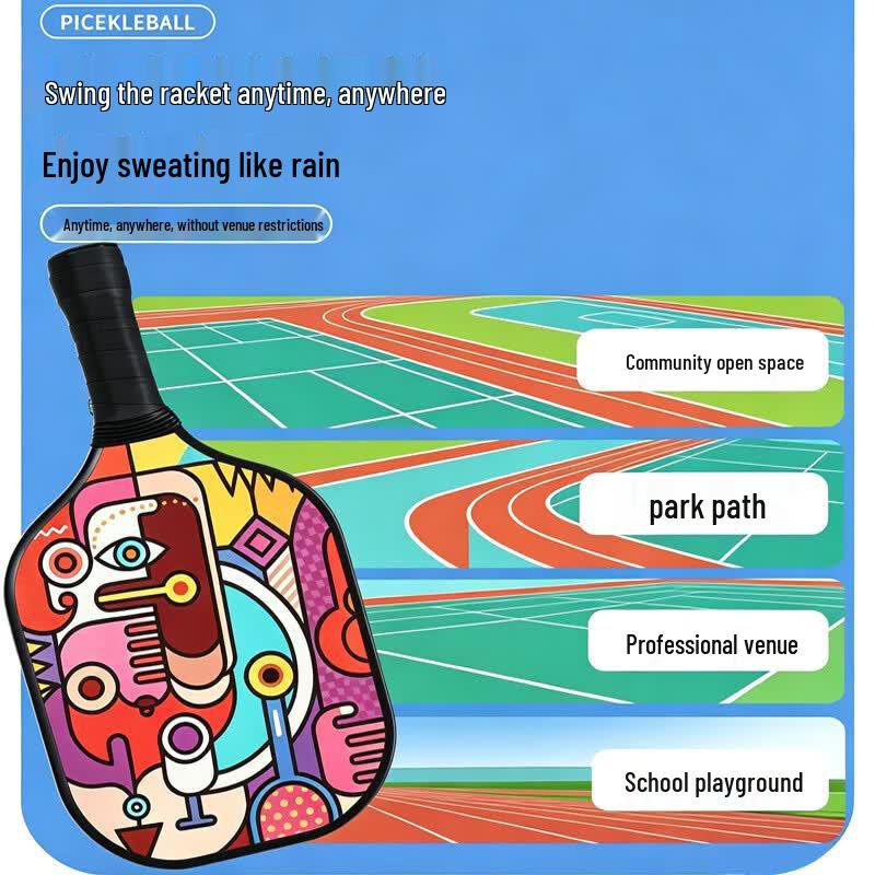 JIMAi Fiberglass Pickleball Racket Set
