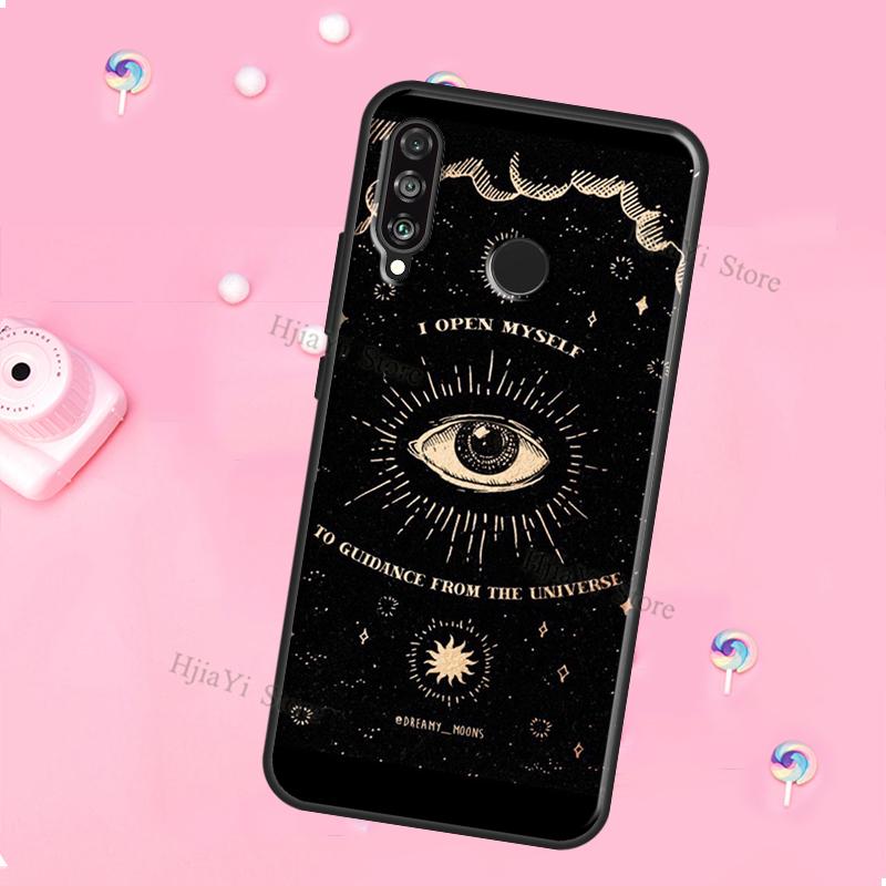 Witches Moon Witchy Mystery Totem For Huawei Honor Magic 5 Lite X8 X9 X8a X9a 50 70 P20 P30 P40 P50 P60 Pro P Smart 2019 Case