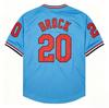 Men's Vintage-Style Stitched Baseball Jerseys 1 Ozzie Smith 6 Stan  9 Roger Maris 20 Lou Brock 45 Bob Gibson  S-3XL