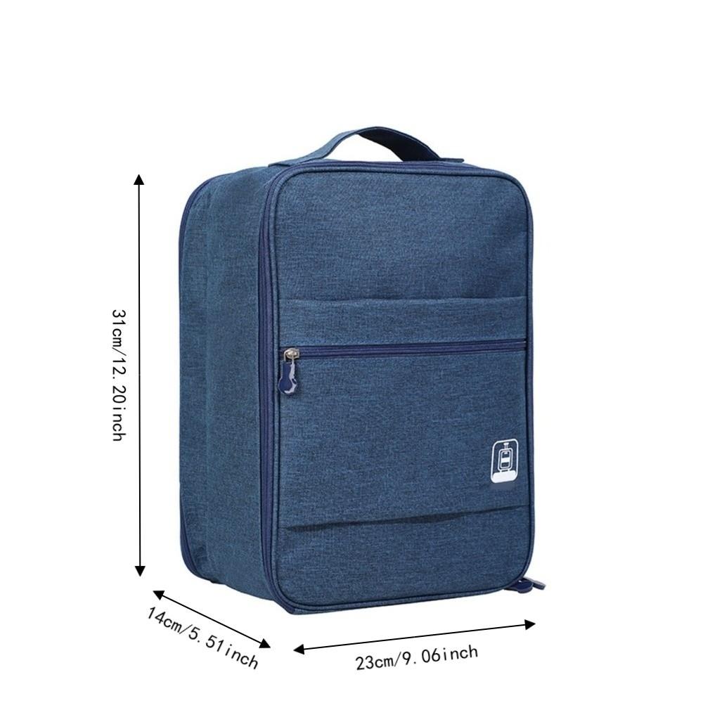 Hangable Travel Shoe Organizer Zippered Closure Storage Pouch Portable Folding Shoe Bag  Men Women