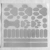 Elastic Reflective Heat Transfer Stickers, High Temperature Vinyl Hot Press Reflective Patches for Ironing On Clothes, Bags, Hats
