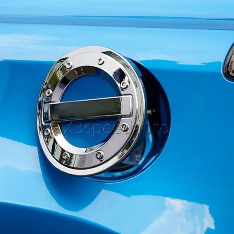 For TOYOTA RAV4 2016 2017 2018 Fuel Oil Tank Cover Trim 1pcs With Chrome Car-styling