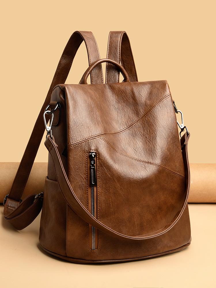 

Модный рюкзак для женщин, простой и легкий в сборке, большой емкости, противоугонный рюкзак для отдыха и путешествий жёлтый