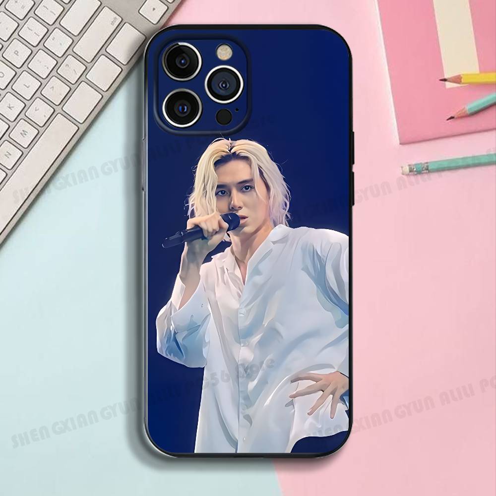 Singer F-Fujii Kaze Black Matte Phone Case For IPhone 17,16,15,14,13,12,13,12 Pro Max Plus XS Silicone Soft Back Cover iPhone12mini