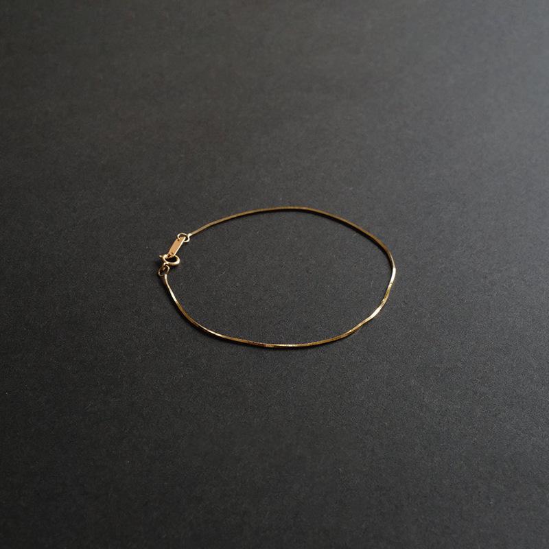 

Minimalist Light Luxury S925 Sterling Silver Gold-Plated Fashion Bracelet 925 silver