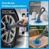 Convenient Electric Cleaning Brush Portable Turbo Scrub Cleaning Brush  Household