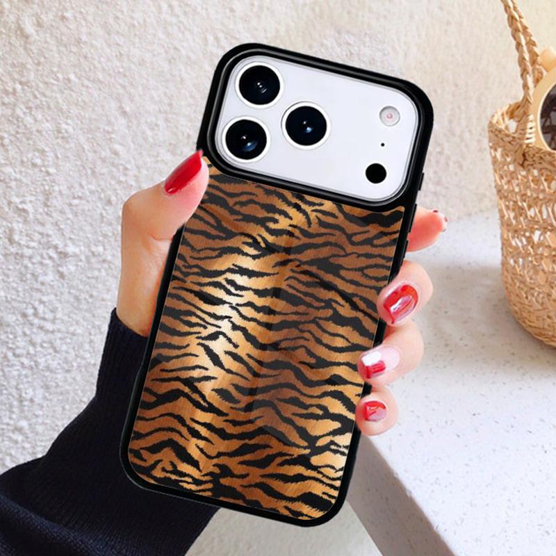 Coque de téléphone Tigre Zèbre Léopard Pour iPhone 17 Air 16 15 14 13 12 11 Pro Max Plus