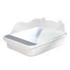 Extra-Large Semi-Enclosed Anti-Sand Cat Litter Box