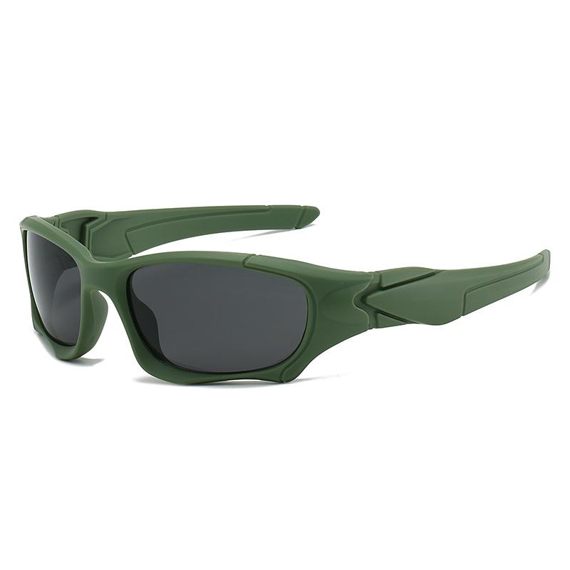 Steam Punk Future Tech Men Sunglasses Y2K Outdoor Sports Cycling Driving Shades Tactical Camouflage Glasses as  picture