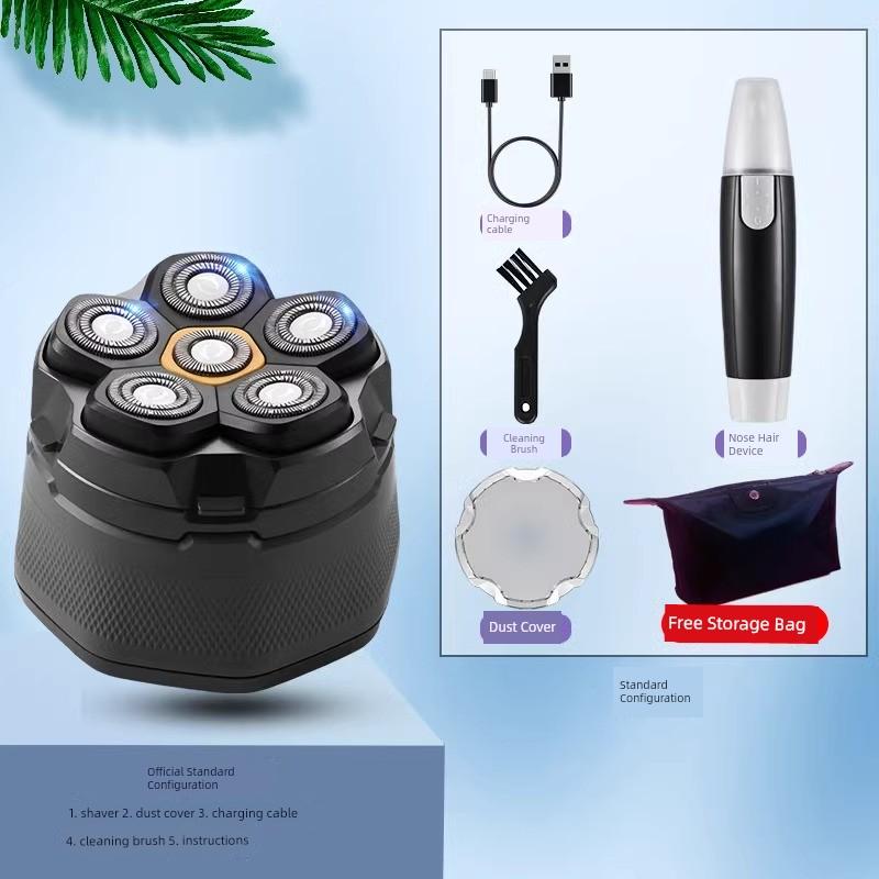 German Imported Electric Hair Clipper for Men, Home-Use All-In-One Machine for Shaving and Trimming Hair Nose Hair Trimmer серый