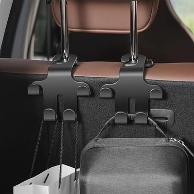4pcs Multi-functional Cup Holder, Car Seat, Small Hook, Back Seat Hanging Milk Tea, Cup Holder, Storage Box, Multi-function Mobile Phone Holder