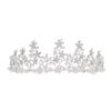 Bridal Jewelry Retro Hair Accessories Baroque Queen Big Crown Alloy Small Flower Wedding Dress Headdress