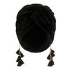 Solid Color Crossed Pullover Hat Tassel Sunscreen Beach Hats Fashionable Fringe Hat  Woman