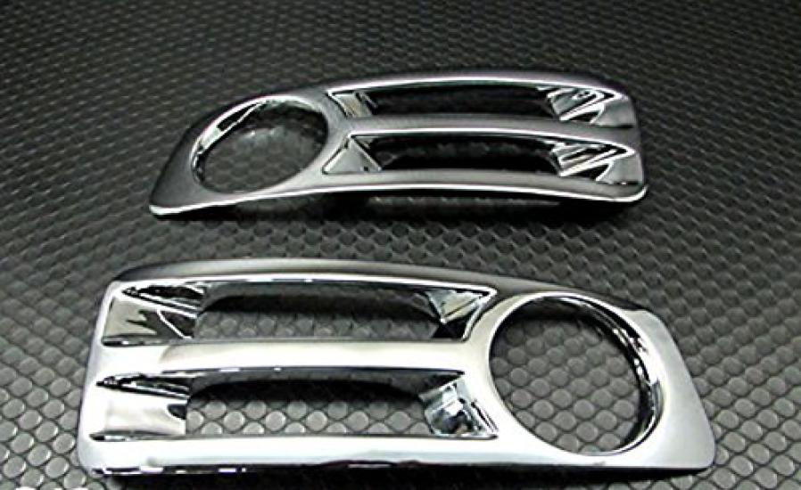 BRIGHTZ Chrome Fog Light Type for Elgrand E51 NE51 Highway Star NE Part 15452 Covers, C, (Early Model) [FOG-COV-090] (E 51) Number