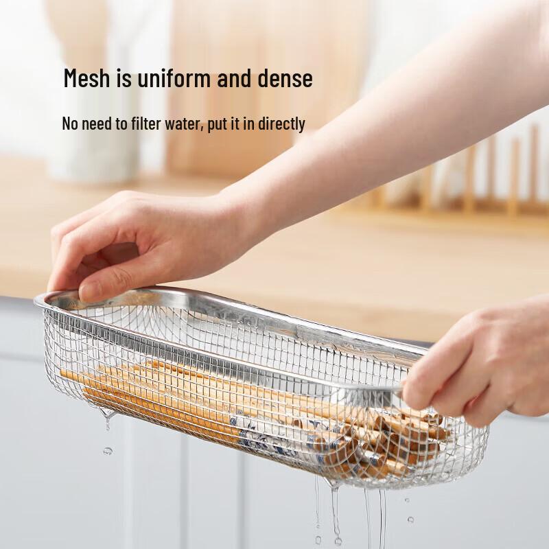 COOKER KING 304 Stainless Steel Chopstick & Utensil Drainer