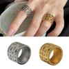 Anello a Nido d'Ape Superfici Interne Lucidate Design Confortevole Fedina Gioiello Trendy Unisex Per Uso Quotidiano