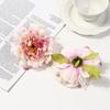 2/5Pcs 12cm Peony Artificial Silk Flowers Heads for DIY Wreath Gift Box Scrapbooking Wedding Home Party Decora Craft Fake Flower