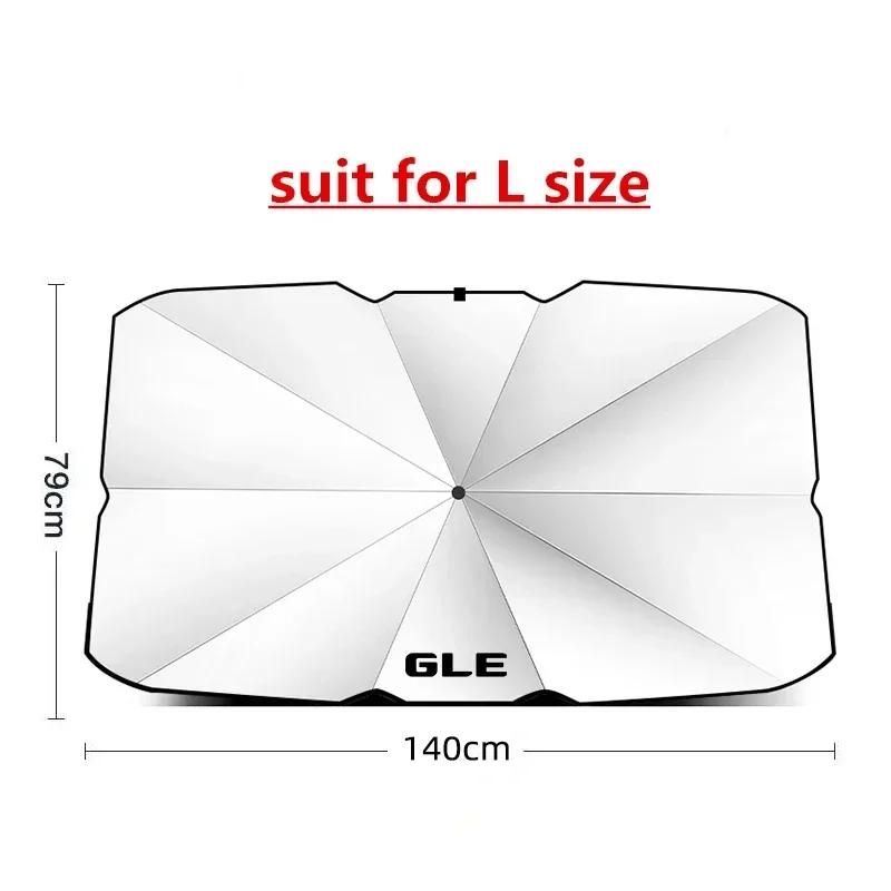 GNXH4 Car Insulated Windshield Sunshade for Mercedes Benz G63 G350d G500 GLA GLA43 GLB GLC GLC43 GLE GLK GLE GLS 63 Car Sunshade