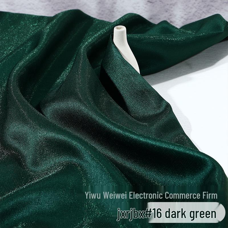 Meteor Satin Fabric: Flash Bark Satin Hanfu Skirt, Sofa Cushion, Pillow Cloth, Decorative Fashion Clothing Fabric.