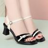 High Heel Sandals Fashion Shoes for Women's Contrasting Colors and No Tired Feet Summer Women's Shoes with Platform Sandals