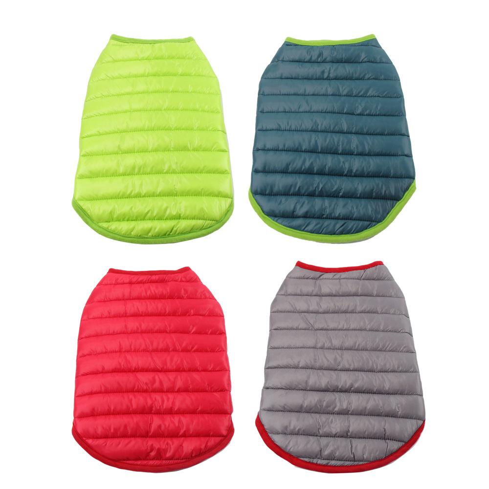 Pet it dog clothes autumn and winter warm and cold Shiba Inu Corgi Golden Retriever medium and large dog pet cotton-padded clothes