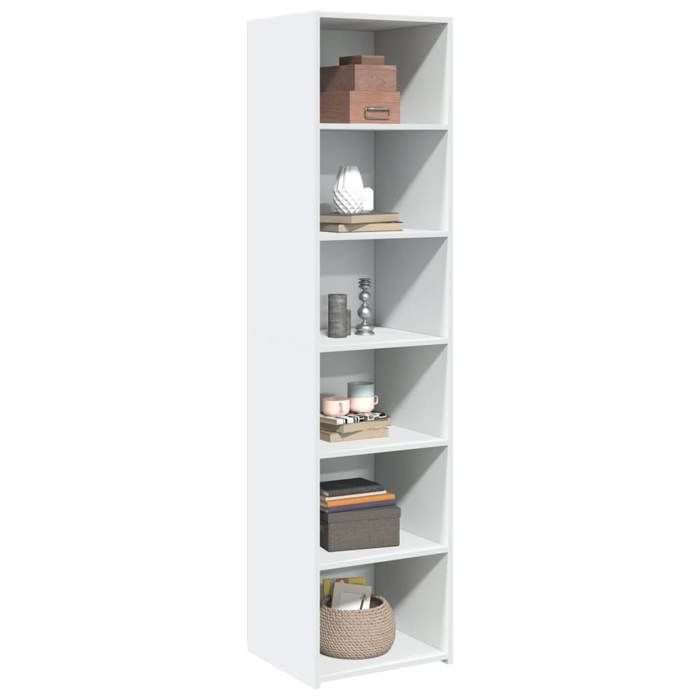 VidaXL Highboard White 45x41x185 Cm Engineered Wood, Buffet, Storage Cabinet, High Cabinet, Cabinet, Cupboard 3281673