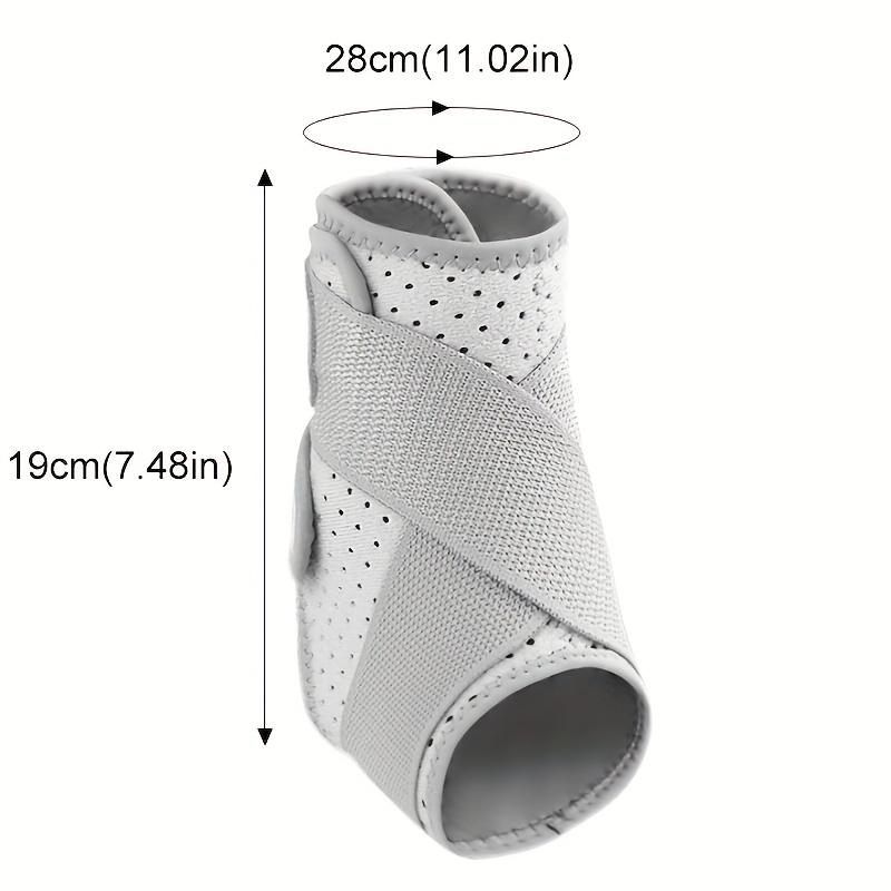 

Регулируемый компрессионный бандаж для голеностопа - 1 шт. с поддержкой на двойном ремне и дышащей сеткой