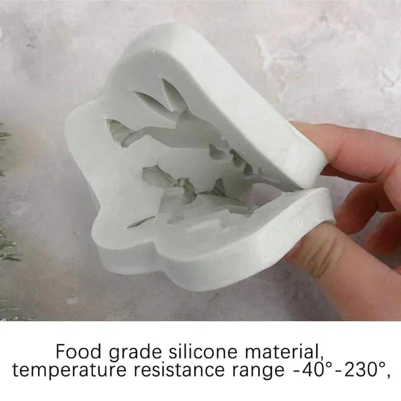 Easter Rabbit Fondant 2024 Silicone Mold Carrot Cake Decorating Tools Chocolate Cookies Baking Mould Egg DIY Epoxy Mold