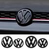 Dla Samochodu VOLKSWAGEN Błyszczące Czarne Emblematy Grillu Przedniego Emblemat Klapy Bagażnika Tylnego Naklejka z Logo Dla VW Volkswagen GOLF 6 MK6 10-13
