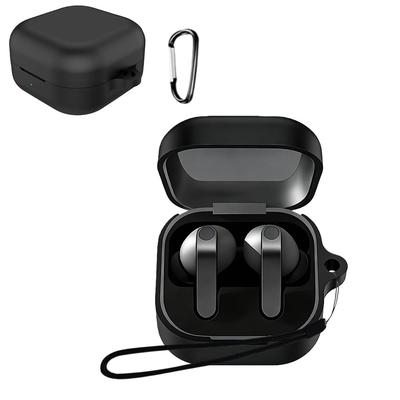 YILLIONS Case for Samsung Galaxy Buds 4 Soft Silica Sporty Cool Shock Slim Soft Case Cover with Hook Pro Gel, Design, Absorption, Waterproof,
