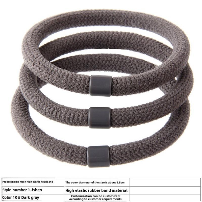 

Утолщенная резинка для волос, высокоэластичная, с бусинами, нейлоновая сетка 52#(1pc)