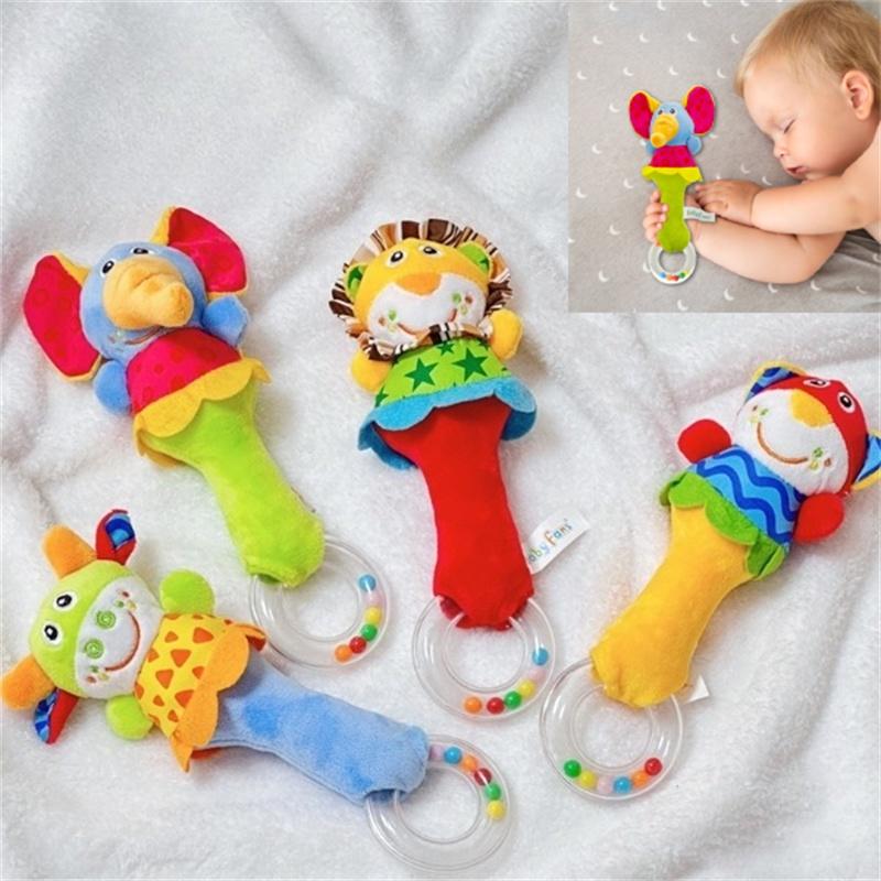 Babyfans Plush Animal Shaker With Colorful Beads Perfect For Sensory Development, Hand-eye Coordination, And Interactive Play