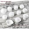 Bird's Nest Ceramic Double-Boiler Soup Pot with Lid - Small Stew & Dessert Pot with Double Handles for Hotel Steamed Egg Bowls.