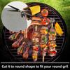 WholeFire Grillmatten-Set (6 Stück), Antihaft-Grillmatte, Beschichtet, Wiederverwendbar, BBQ-Grillmatte, Backzubehör zum Grillen, Gasgrill, Backofen, Kochen, 40 33 cm